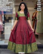 Premium Printed Gown Dress For Women