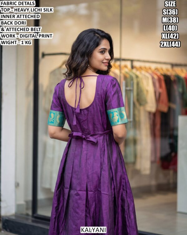 Premium Printed Gown Dress For Women