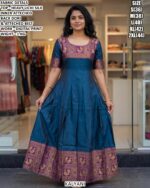 Premium Printed Gown Dress For Women