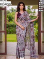 Elegant Saree With Natural Silk Blouse