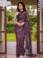Elegant Saree With Natural Silk Blouse