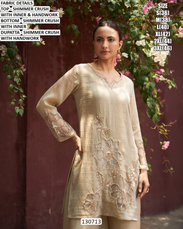 Stylish Women’s Suit Set With Handwork