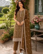 Festive Wear Embroidered Salwar Suit For Women