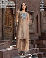 Party Wear Embroidered Kurta Pant Set