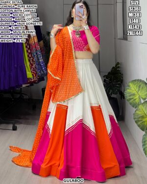 Navratri Garba Wear Lehenga Choli For Women