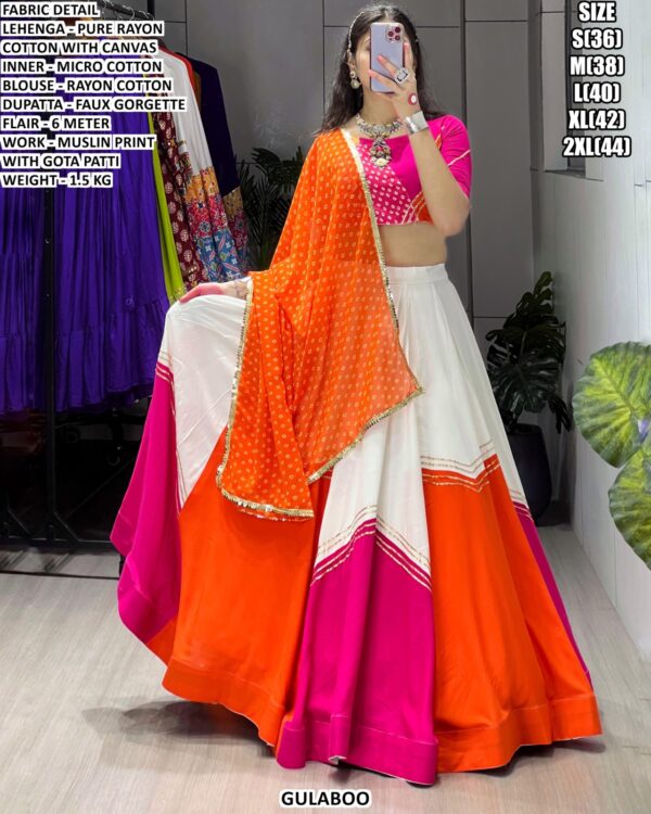 Navratri Garba Wear Lehenga Choli For Women
