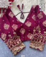 Traditional Dola Silk Blouse Design For Women
