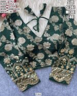 Traditional Dola Silk Blouse Design For Women