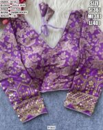 Traditional Dola Silk Blouse Design For Women