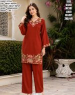 Comfortable Embroidered Kurta Set For Daily Wear