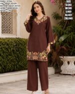 Comfortable Embroidered Kurta Set For Daily Wear