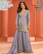 Wedding Wear Fendy Silk Palazzo Suit