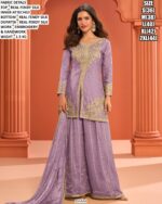 Wedding Wear Fendy Silk Palazzo Suit