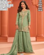 Wedding Wear Fendy Silk Palazzo Suit