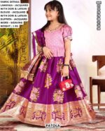 Girls Patola Lehenga Choli Set