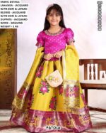 Girls Patola Lehenga Choli Set