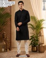 Men’s Chikankari Kurta Pajama Set