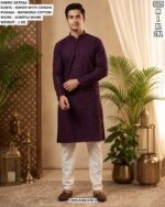 Men’s Chikankari Kurta Pajama Set