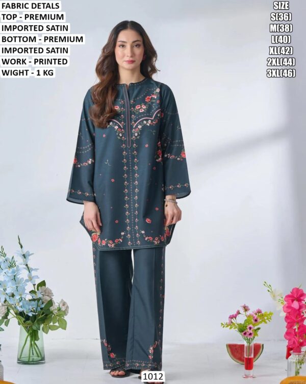 Premium Satin Co Ord Set For Women
