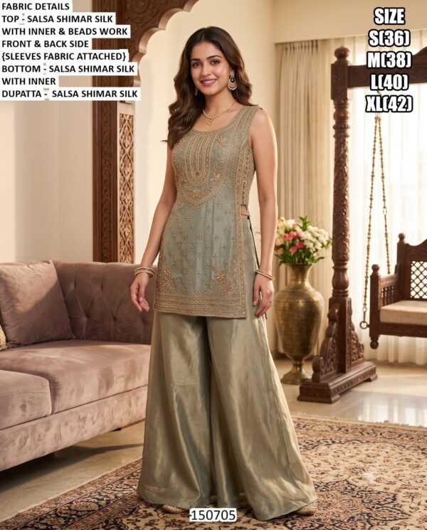 Embroidered Co Ord And Palazzo Set Collection