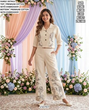 Embroidered Co Ord And Palazzo Set Collection