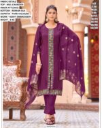 Premium Chanderi Silk Suit Set For Women