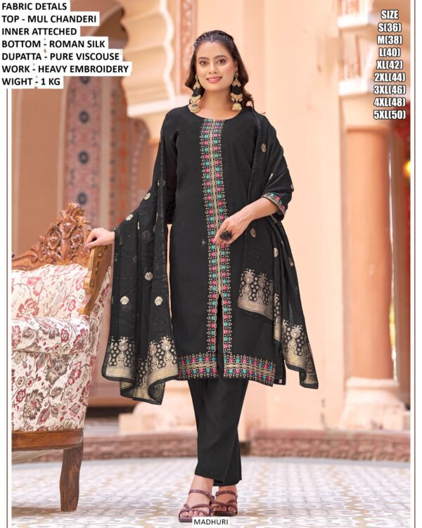 Premium Chanderi Silk Suit Set For Women