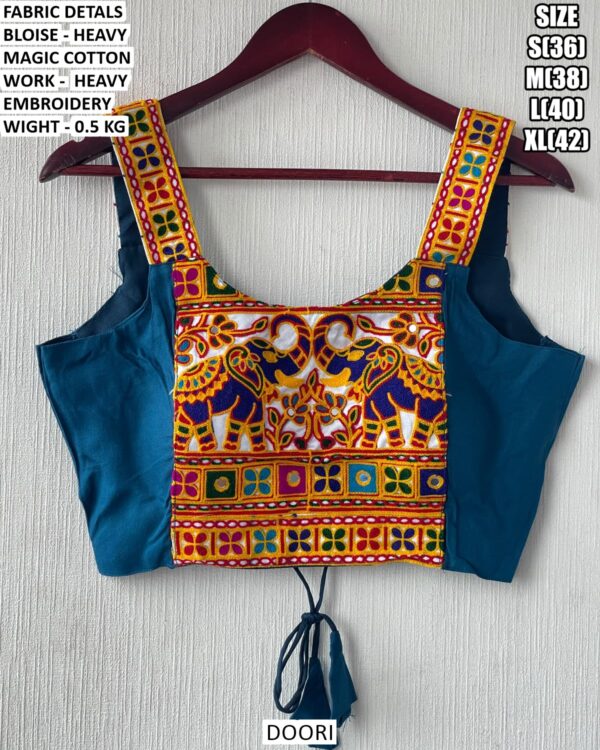 Heavy Embroidery Designer Blouse For Women