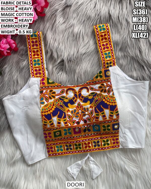 Heavy Embroidery Designer Blouse For Women
