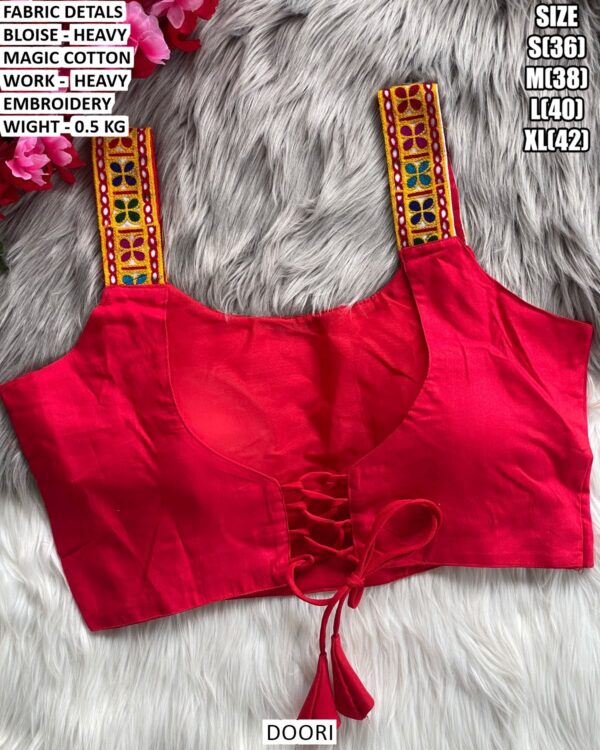 Heavy Embroidery Designer Blouse For Women