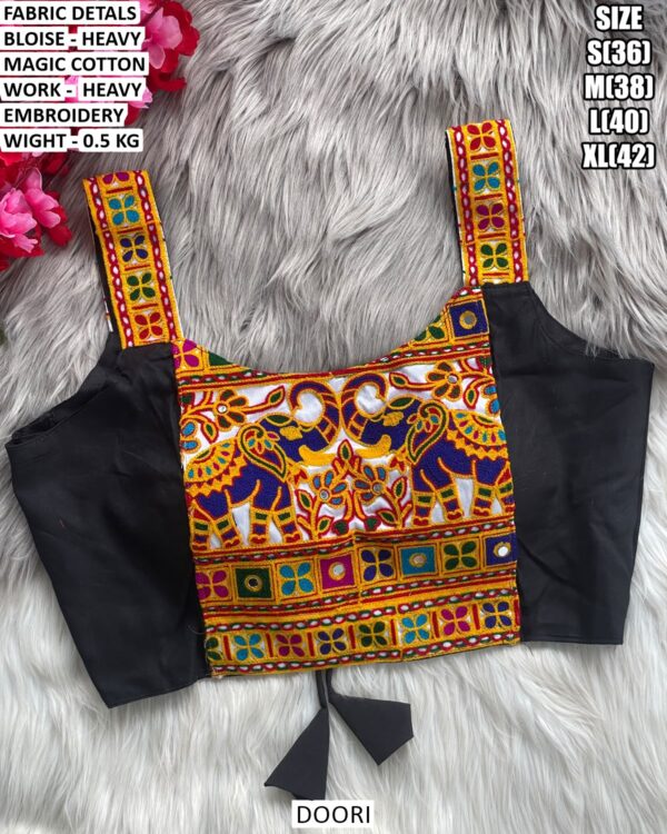 Heavy Embroidery Designer Blouse For Women