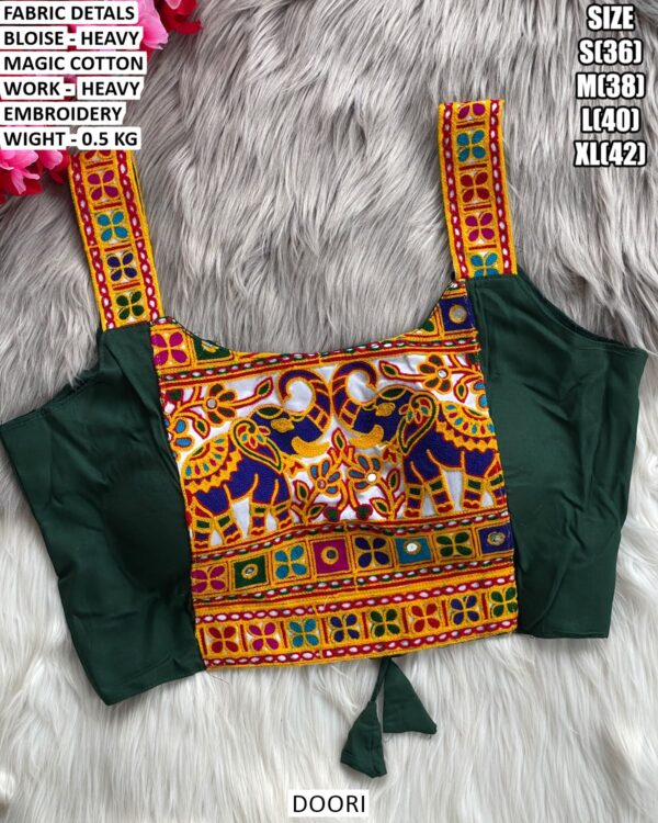 Heavy Embroidery Designer Blouse For Women