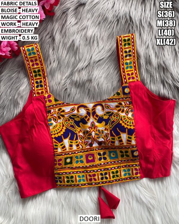 Heavy Embroidery Designer Blouse For Women