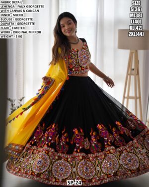 Original Mirror Work Navratri Lehenga Choli