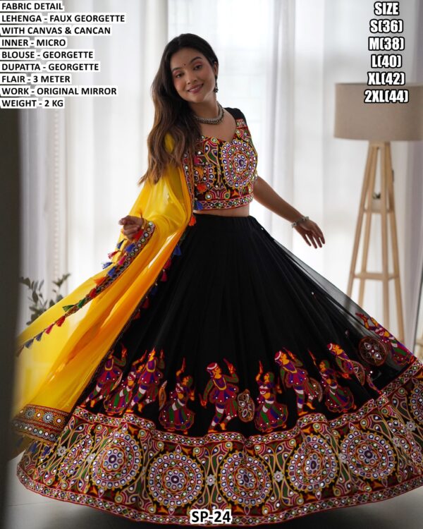 Original Mirror Work Navratri Lehenga Choli