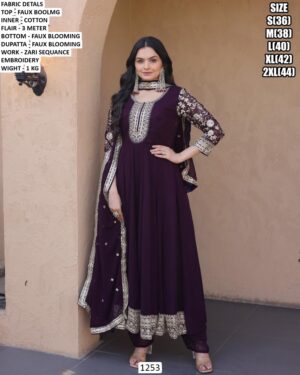 Premium Faux Blooming Anarkali Suit For Women