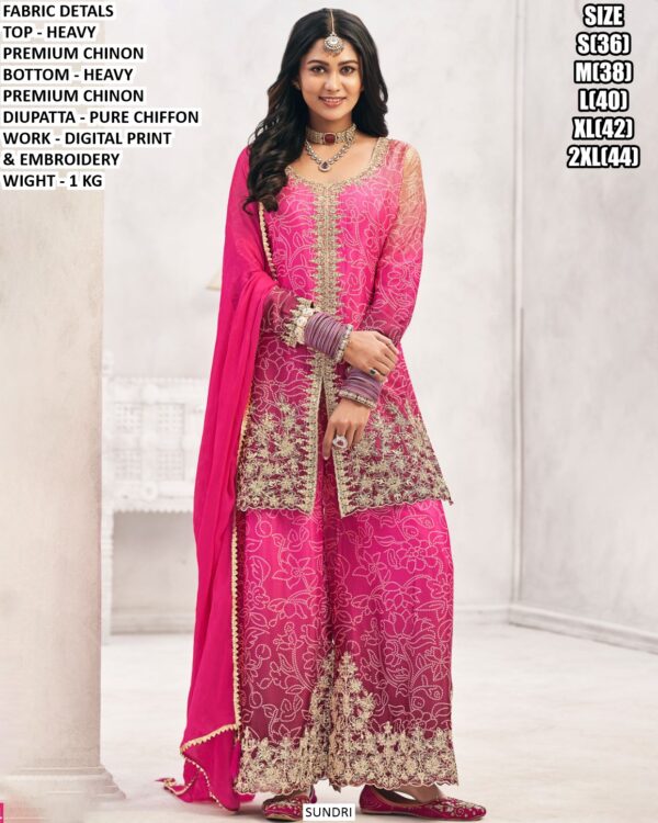 Luxury Embroidered Suit For Wedding Functions