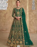 Butterfly Net Heavy Embroidered Gown With Dupatta
