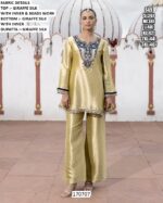 Elegant Kurti Pant Set With Premium Beads Work