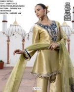 Elegant Kurti Pant Set With Premium Beads Work