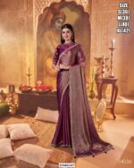 Designer Party Wear Saree With Embroidery Work