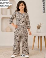 Comfortable Printed Top And Palazzo Set For Kids