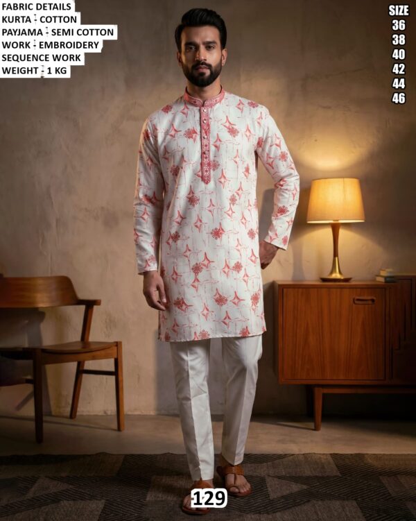 Wedding Function Kurta Pajama Set For Men