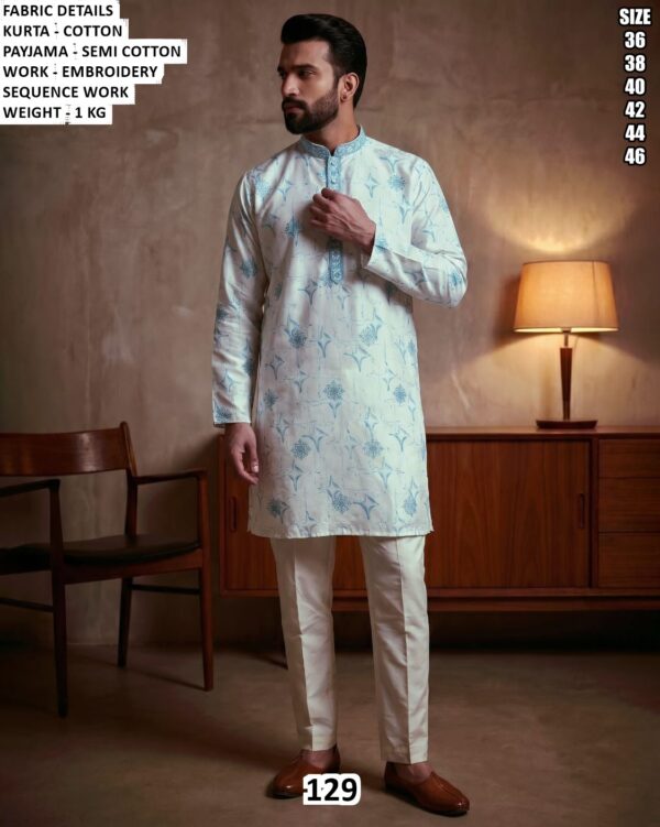 Wedding Function Kurta Pajama Set For Men