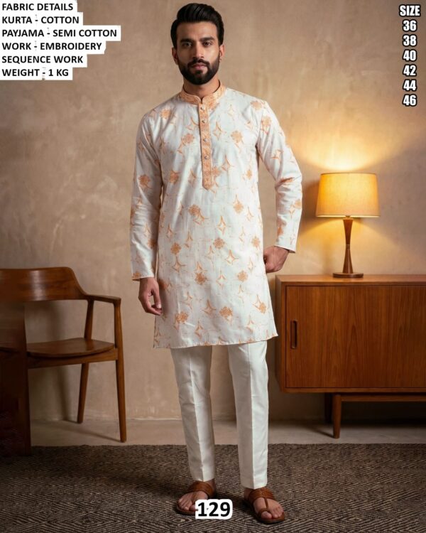 Wedding Function Kurta Pajama Set For Men