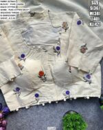 Readymade Floral Embroidery Blouse For Women