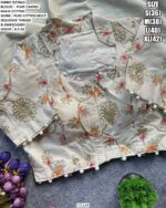 Readymade Floral Embroidery Blouse For Women