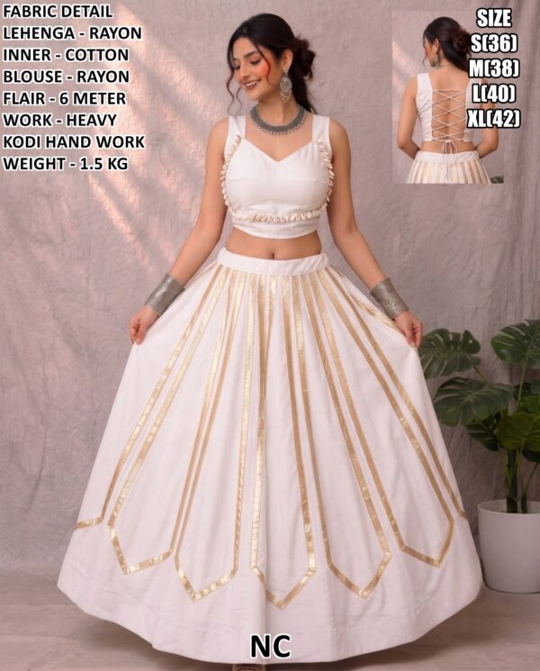 Navratri Special Cowrie Shell Work Lehenga Choli