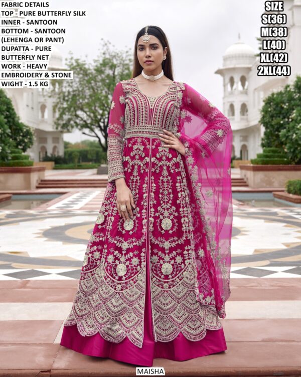 Heavy Stone Work Designer Suit With Dupatta