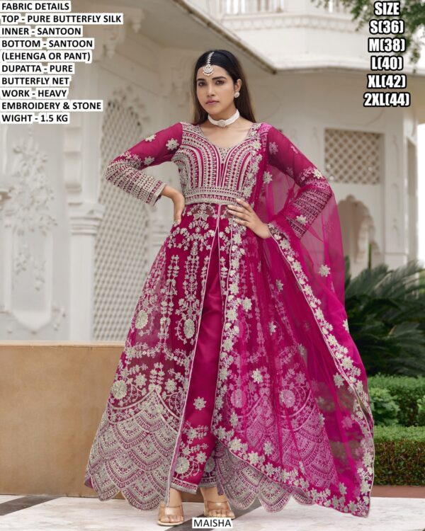 Heavy Stone Work Designer Suit With Dupatta